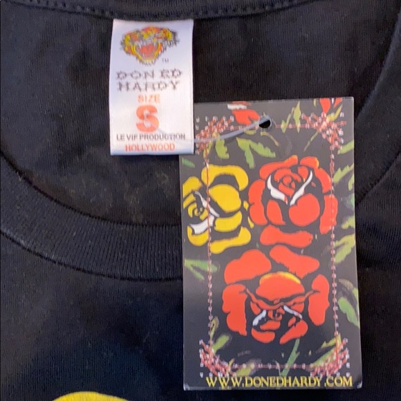Ed Hardy Vintage Rhinestone Tee - Picture 5 of 6
